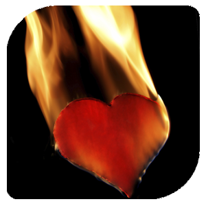 wedding video heart on fire